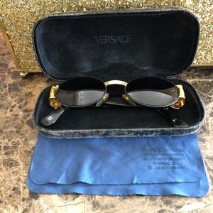 Vintage Gianni Versace Black lens Sunglasses